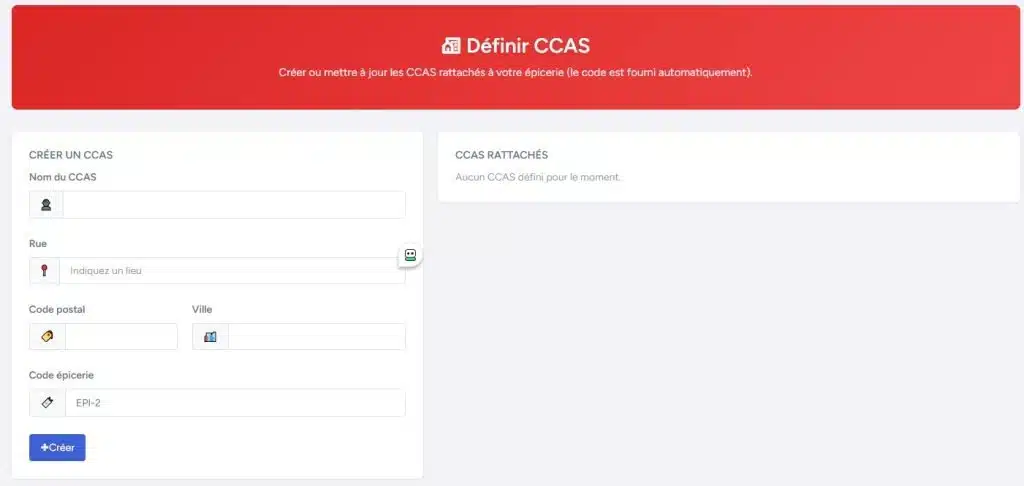 Page Définir les CCAS – Gestion des partenaires institutionnels ccas