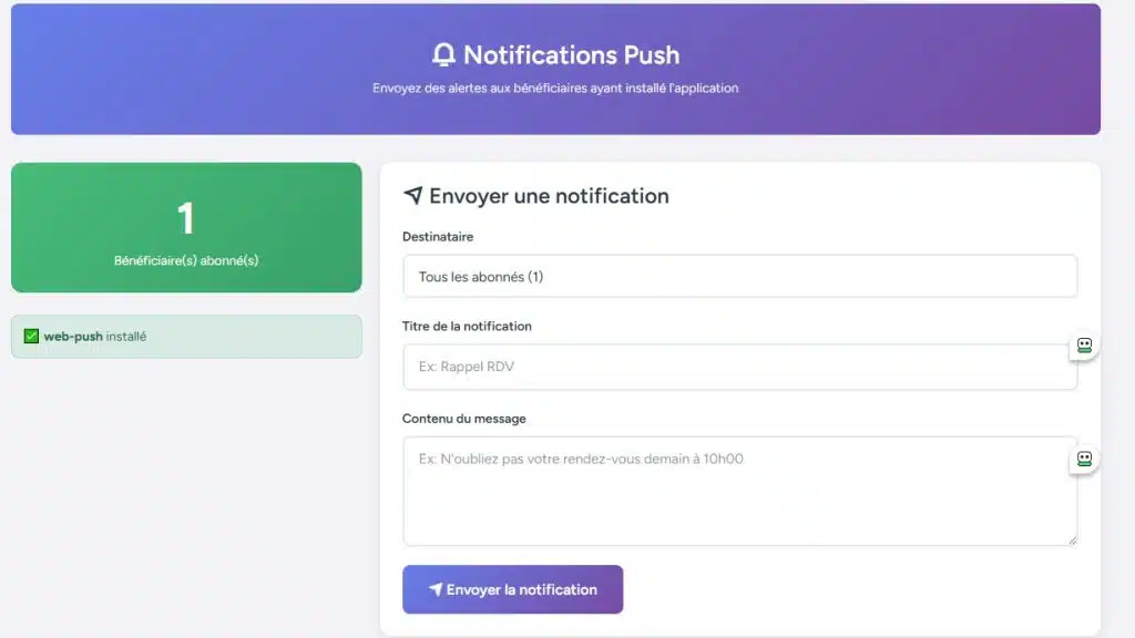 Notifications Push push
